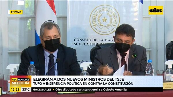 Elegirán a dos nuevos ministros de TSJE - ABC Noticias - ABC Color