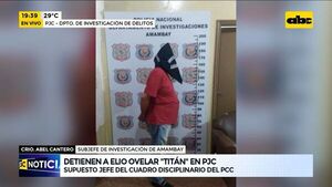 Detienen a Elio Ovelar “Titán” en PJC - ABC Noticias - ABC Color