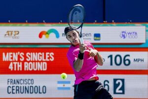 Argentino Cerundolo a cuartos en Miami - Polideportivo - ABC Color