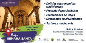 Senatur invita este sábado a la “Expo Semana Santa” en el Turista Roga Costanera