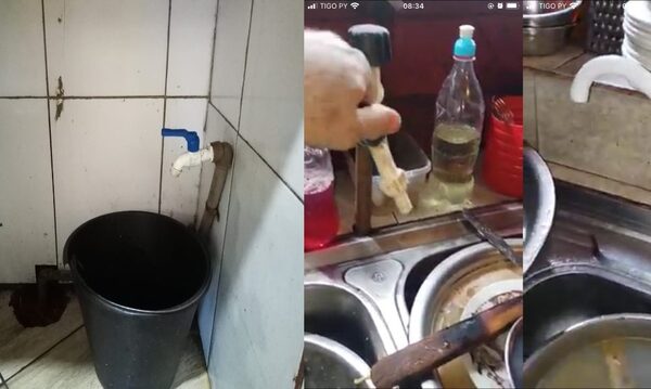 Patio de comidas de C. del Este estásin agua y, ESSAP no da respuesta – Diario TNPRESS