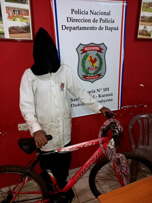 Sexagenario tras las rejas tras hurtar una bicicleta de una vivienda en Cambyretá