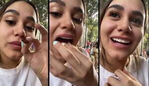 Crónica / [VIDEO] Modelo paraguaya comió bichos y le pasó esto...