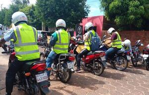 Mediante campaña “Usá la cabeza”, regalarán 100 cascos a motociclistas de Luque