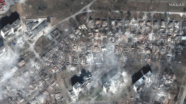Fotos satelitales muestran destrucción total en la ciudad de Mariúpol donde estiman más de 5.000 muertos