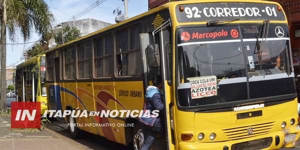 AUMENTA A GS. 5.000 EL PASAJE URBANO A SAN JUAN DEL PARANÁ - Itapúa Noticias