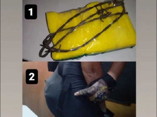 Ciclista crea protector “antinalgadas” con alambre de púas