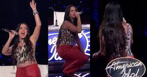 La Nación / Katy Perry causó furor al romper su pantalón en American Idol