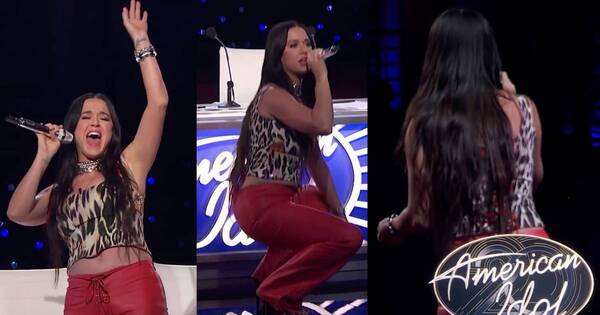 La Nación / Katy Perry causó furor al romper su pantalón en American Idol