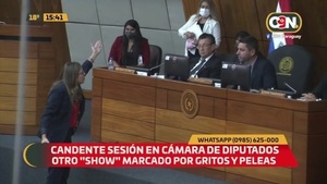 Candente sesión en cámara de diputados - C9N