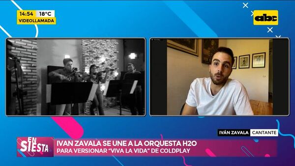 Iván Zavala se une a la Orquesta H2O para “Viva la vida” - Ensiestados - ABC Color