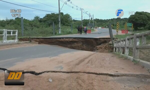 Temblor en Capiatá: Puente que cayó ya presentaba problemas, según vecinos | Telefuturo