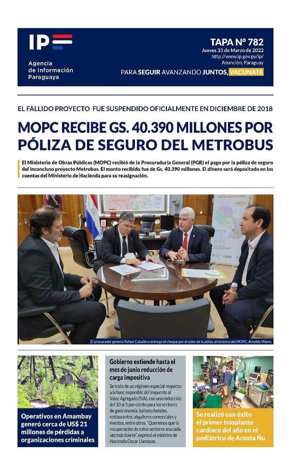 Portadas de este jueves 31 de marzo de 2022