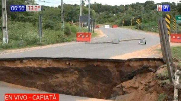 Puente en Capiatá cayó supuestamente tras sismo y su reparación tardaría 45 días, estiman | Noticias Paraguay