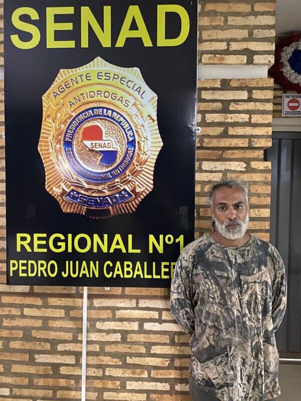 Brasileño fue detenido durante el allanamiento del moderno laboratorio de cocaína