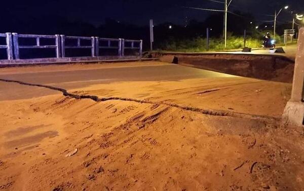 Puente afectado por temblor se habilitará en 45 días en Capiatá – Prensa 5