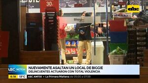 Asaltan Biggie y se llevan hasta whiskys  - ABC Noticias - ABC Color