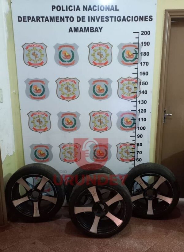 Aprehendieron a dos sujetos y recuperan partes de un vehículo hurtado en PJC