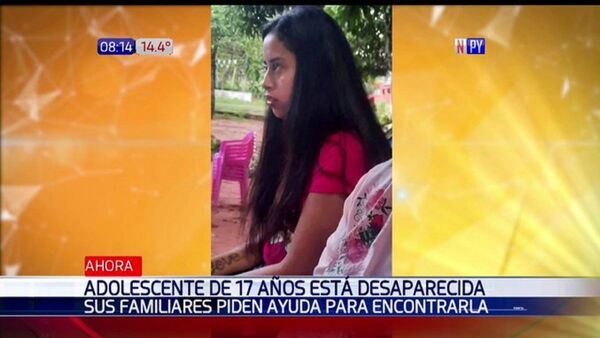 Familia busca a joven de 17 años desaparecida en Ypané