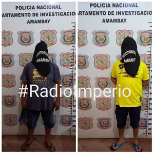 Policía detuvo a dos sujetos en seguimiento a hurto de un vehículo - Radio Imperio