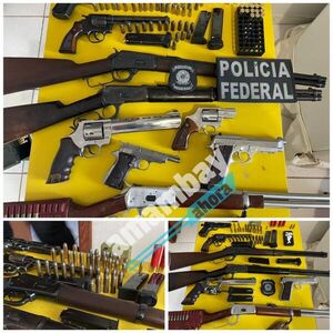 En Operación “Arcabuz” la Policía Federal incautó armas en MS