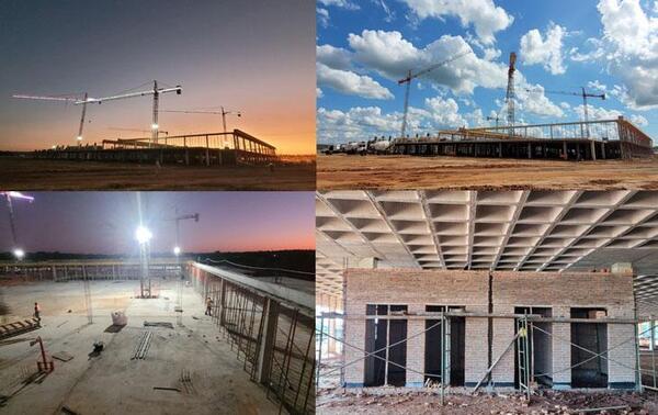 Entra en una nueva etapa constructiva obra del Gran Hospital de Coronel Oviedo – Prensa 5