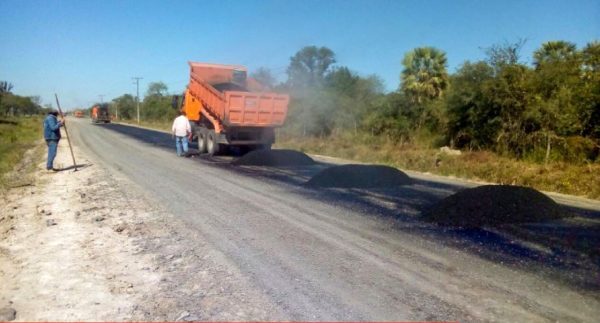 Tramo Remanso – Puerto Falcón: Inició colocación de base en nueva calzada