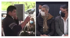 Padre que interrumpió discurso de director de Yacyretá: 'Creo que el mismo Axel me guió a hacerlo'