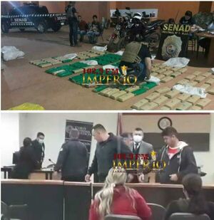 Condenan a dos sujetos detenidos con 236 kilos de marihuana - Radio Imperio