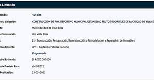 La Nación / Intendente de Villa Elisa duplica costo de obra anunciado a vecinos