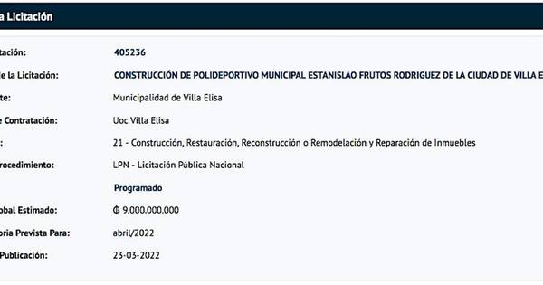 La Nación / Intendente de Villa Elisa duplica costo de obra anunciado a vecinos