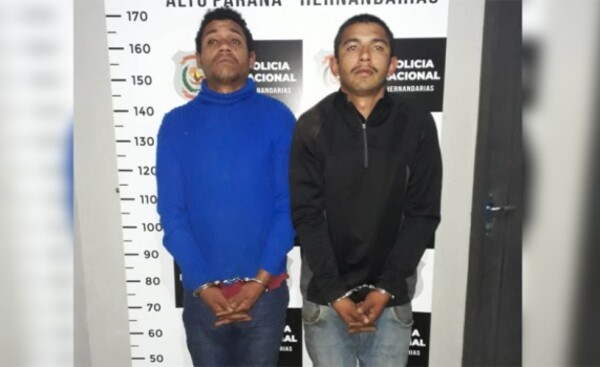 Caen dos presuntos asesinos de corpidor en Hernandarias