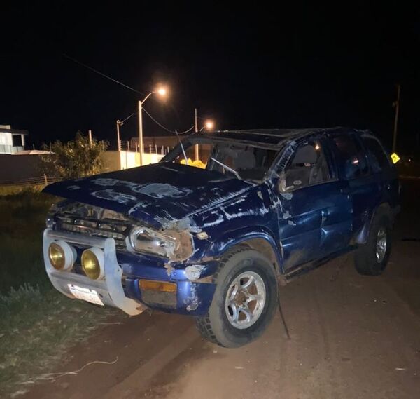 Un muerto tras vuelco de vehículo en Capitán Bado - Nacionales - ABC Color