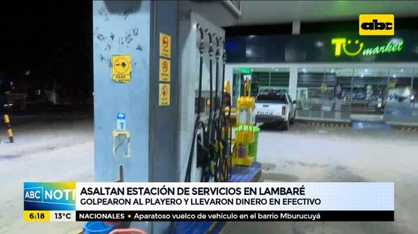 Golpearon a un playero y llevaron billeteras  - ABC Noticias - ABC Color