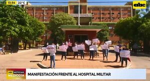 Manifestación contra supuestas torturas en Academil - Nacionales - ABC Color