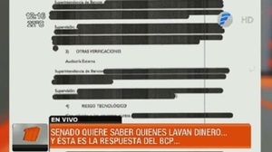 BCP envía informe tachado e ilegible sobre Cartes