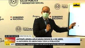 Antiinfluenza aplicarán desde el 4 de abril - ABC Noticias - ABC Color