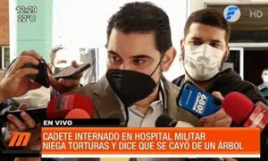 Cadete internado negó torturas y dijo que cayó de un árbol | Telefuturo