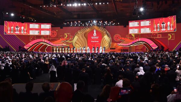 Las mejores postales del sorteo del Mundial de Qatar 2022