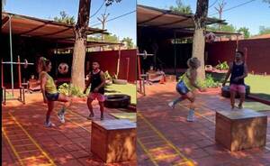 Crónica / [VÍDEO]¡Mañami! Doña de pelotero se luce como jugadora de piki