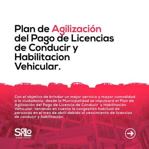 Finalmente plan de agilización de pago de licencia de conducir y habilitación vehicular entrará en vigencia el lunes - San Lorenzo Hoy