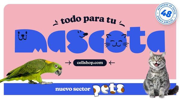 Cellshop presenta su nuevo sector: PETS - Empresariales - ABC Color