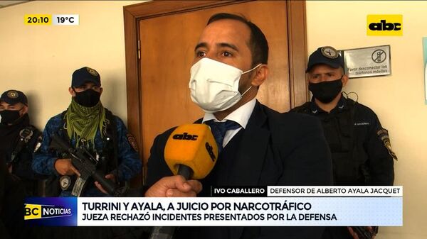 Caso Turrini y Ayala a juicio por narcotráfico - ABC Noticias - ABC Color