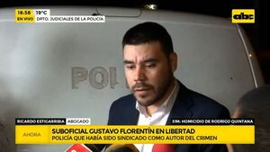 Suboficial Gustavo Florentín, en libertad - Crimen y castigo - ABC Color