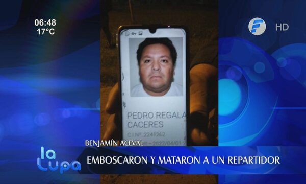 Asaltan y matan a repartidor en Benjamín Aceval | Telefuturo