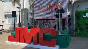 Primer camión JMC 100% eléctrico en Paraguay
