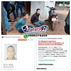 Detienen a un hombre durante un allanamiento