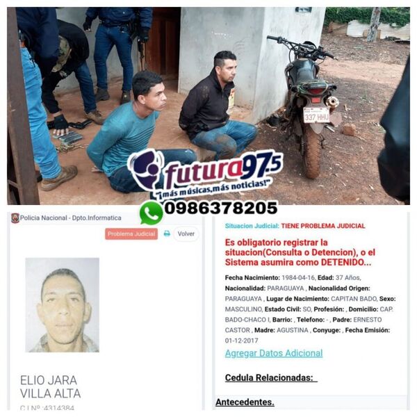 Detienen a un hombre durante un allanamiento