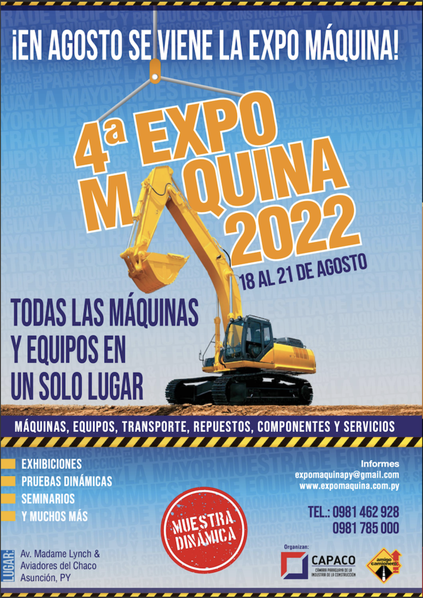 Expo Máquina vuelve en agosto