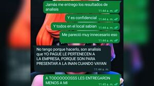 Despedido del trabajo tras un análisis médico